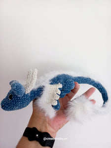 Magical dragon blue