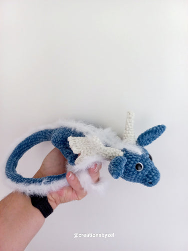Magical dragon blue