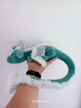 Magical dragon in green