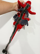 Magical dragon in red