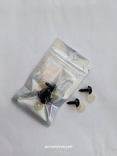 Safety eyes black various sizes