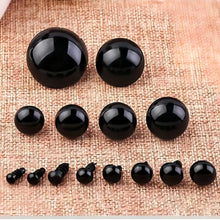 Safety eyes 100 pieces black
