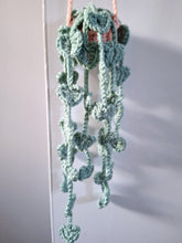 Hanging string of hearts