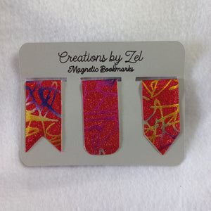 Magnetic Bookmarks set of 3